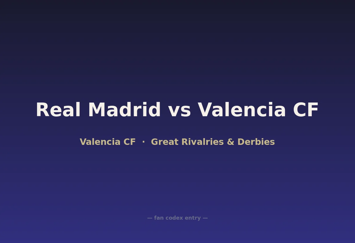Real Madrid vs Valencia CF